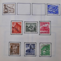 Collection timbres d'Allemagne neufs et oblitérés en un album.