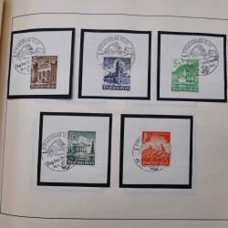 Collection timbres d'Allemagne neufs et oblitérés en un album.