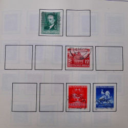 Collection timbres d'Allemagne neufs et oblitérés en un album.