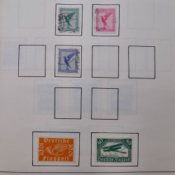 Collection timbres d'Allemagne neufs et oblitérés en un album.