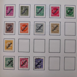 Collection timbres d'Allemagne neufs et oblitérés en un album.