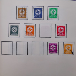 Collection timbres d'Allemagne neufs et oblitérés en un album.