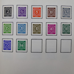Collection timbres d'Allemagne neufs et oblitérés en un album.