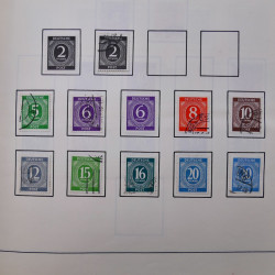 Collection timbres d'Allemagne neufs et oblitérés en un album.