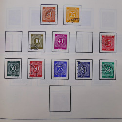 Collection timbres d'Allemagne neufs et oblitérés en un album.