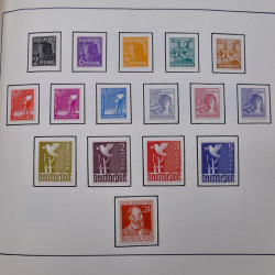 Collection timbres d'Allemagne neufs et oblitérés en un album.