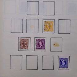 Collection timbres d'Allemagne neufs et oblitérés en un album.