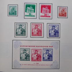 Collection timbres d'Allemagne neufs et oblitérés en un album.