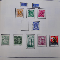 Collection timbres d'Allemagne neufs et oblitérés en un album.