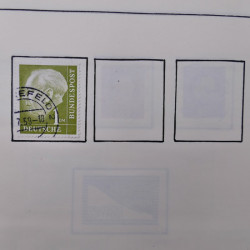 Collection timbres d'Allemagne neufs et oblitérés en un album.