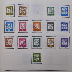 Collection timbres d'Allemagne neufs et oblitérés en un album.