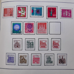 Collection timbres d'Allemagne neufs et oblitérés en un album.
