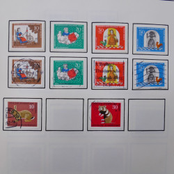 Collection timbres d'Allemagne neufs et oblitérés en un album.