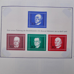 Collection timbres d'Allemagne neufs et oblitérés en un album.