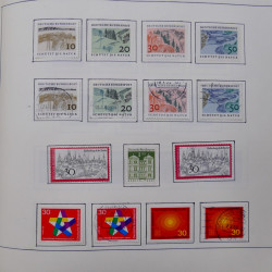 Collection timbres d'Allemagne neufs et oblitérés en un album.