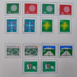 Collection timbres d'Allemagne neufs et oblitérés en un album.