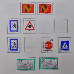 Collection timbres d'Allemagne neufs et oblitérés en un album.