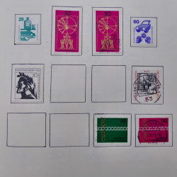 Collection timbres d'Allemagne neufs et oblitérés en un album.