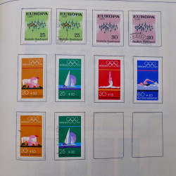 Collection timbres d'Allemagne neufs et oblitérés en un album.