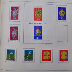 Collection timbres d'Allemagne neufs et oblitérés en un album.