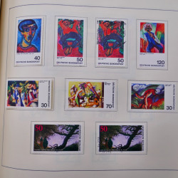 Collection timbres d'Allemagne neufs et oblitérés en un album.