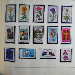 Collection timbres d'Allemagne neufs et oblitérés en un album.