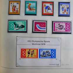 Collection timbres d'Allemagne neufs et oblitérés en un album.