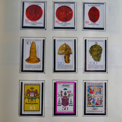 Collection timbres d'Allemagne neufs et oblitérés en un album.