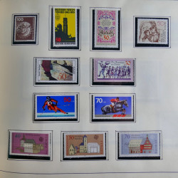 Collection timbres d'Allemagne neufs et oblitérés en un album.