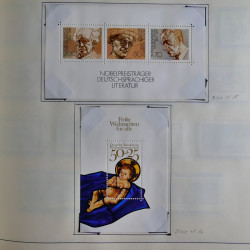 Collection timbres d'Allemagne neufs et oblitérés en un album.