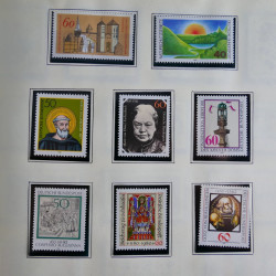 Collection timbres d'Allemagne neufs et oblitérés en un album.