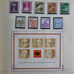 Collection timbres d'Allemagne neufs et oblitérés en un album.