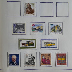 Collection timbres d'Allemagne neufs et oblitérés en un album.