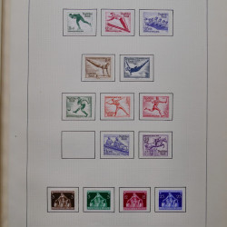 Collection timbre d'Europe neufs période semi-moderne en un album.