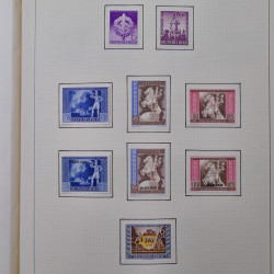 Collection timbre d'Europe neufs période semi-moderne en un album.
