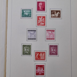 Collection timbre d'Europe neufs période semi-moderne en un album.