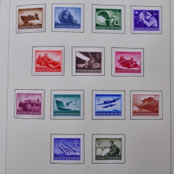 Collection timbre d'Europe neufs période semi-moderne en un album.