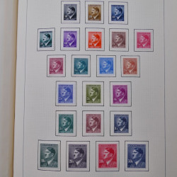 Collection timbre d'Europe neufs période semi-moderne en un album.