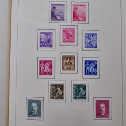 Collection timbre d'Europe neufs période semi-moderne en un album.