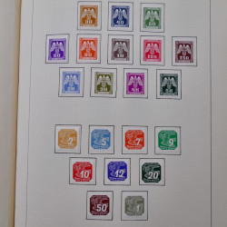 Collection timbre d'Europe neufs période semi-moderne en un album.
