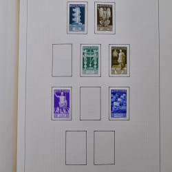 Collection timbre d'Europe neufs période semi-moderne en un album.