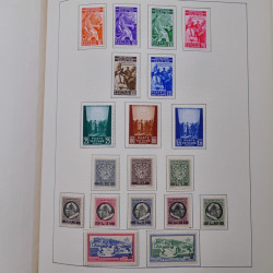 Collection timbre d'Europe neufs période semi-moderne en un album.
