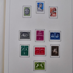 Collection timbre d'Europe neufs période semi-moderne en un album.