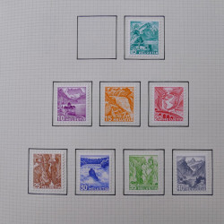 Collection timbre d'Europe neufs période semi-moderne en un album.