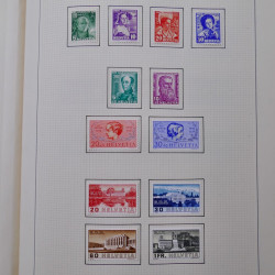 Collection timbre d'Europe neufs période semi-moderne en un album.