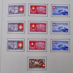 Collection timbre d'Europe neufs période semi-moderne en un album.