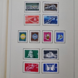 Collection timbre d'Europe neufs période semi-moderne en un album.