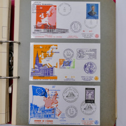 Collection commémoratifs du monde en un album.