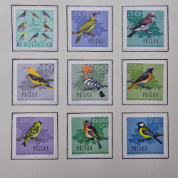 Collection timbres de Pologne neufs 1964-1979 en un album.