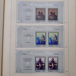 Collection timbres de Pologne neufs 1964-1979 en un album.